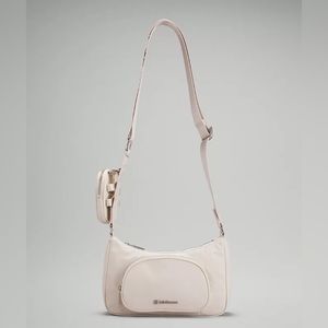 Crossbody with Nano Pouch - White Opal